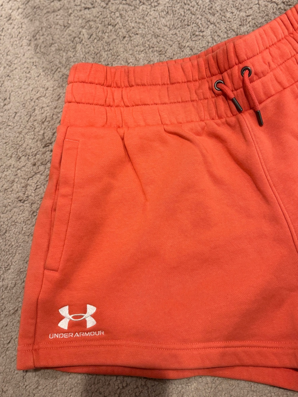 Under Armour Women's Coral Athletic Drawstring Shorts - Picture 3 of 5
